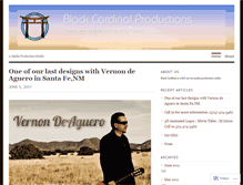 Tablet Screenshot of blackcardinalproductions.wordpress.com