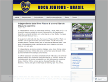 Tablet Screenshot of bocajuniorsbrasil.wordpress.com