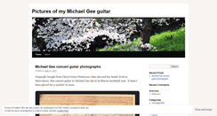 Desktop Screenshot of mgguitar.wordpress.com