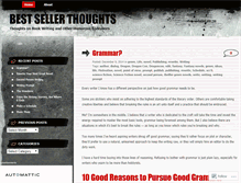 Tablet Screenshot of bestsellerthoughts.wordpress.com