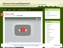 Tablet Screenshot of heroespage.wordpress.com