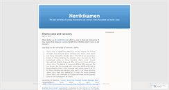 Desktop Screenshot of nenikikamen.wordpress.com