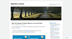 Desktop Screenshot of deportivocuenca.wordpress.com