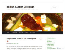 Tablet Screenshot of cocinacaseramexicana.wordpress.com