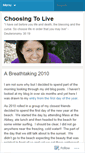 Mobile Screenshot of choosingtolive.wordpress.com