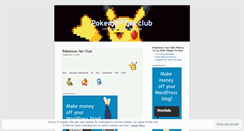 Desktop Screenshot of pokemonloverfanclub.wordpress.com