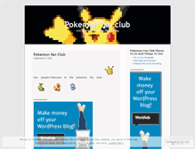 Tablet Screenshot of pokemonloverfanclub.wordpress.com