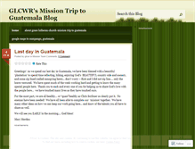 Tablet Screenshot of glcwr.wordpress.com