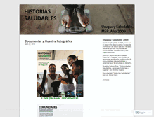 Tablet Screenshot of historiassaludables.wordpress.com