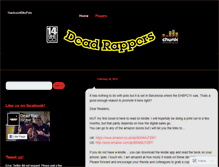 Tablet Screenshot of deadrappers.wordpress.com