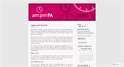 Desktop Screenshot of ampmpa.wordpress.com