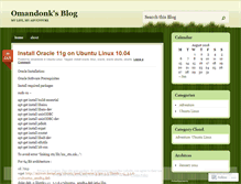 Tablet Screenshot of omandonk.wordpress.com