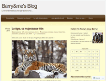 Tablet Screenshot of barryandme.wordpress.com