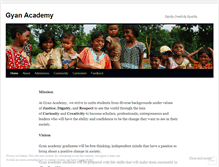 Tablet Screenshot of gyanacademy.wordpress.com