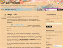 Tablet Screenshot of candowomen.wordpress.com