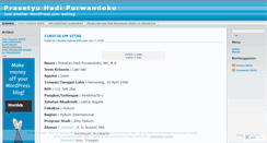 Desktop Screenshot of prasetyohp.wordpress.com