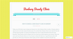 Desktop Screenshot of bunburybeauty.wordpress.com