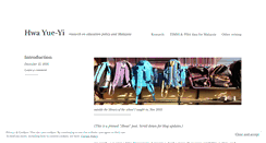 Desktop Screenshot of hwayueyi.wordpress.com