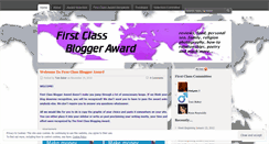 Desktop Screenshot of firstclassaward.wordpress.com