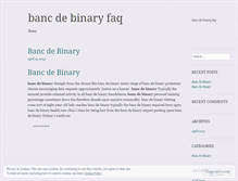 Tablet Screenshot of ebm.bancdebinaryfaq.wordpress.com