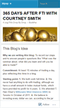 Mobile Screenshot of 365daysafterfti.wordpress.com