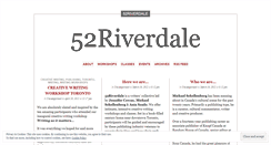Desktop Screenshot of 52riverdale.wordpress.com