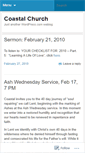 Mobile Screenshot of coastallife.wordpress.com