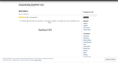 Desktop Screenshot of fashiongraphy181.wordpress.com