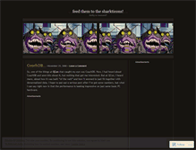 Tablet Screenshot of feedthemtothesharkticons.wordpress.com