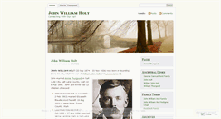 Desktop Screenshot of johnwilliamholt.wordpress.com