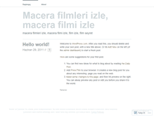 Tablet Screenshot of macerafilmleriizle.wordpress.com