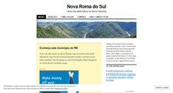 Desktop Screenshot of novaromadosul.wordpress.com