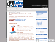 Tablet Screenshot of letradebarfortaleza.wordpress.com