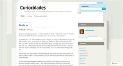 Desktop Screenshot of curiocidades.wordpress.com