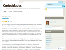 Tablet Screenshot of curiocidades.wordpress.com