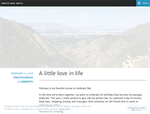 Tablet Screenshot of kristamaesmith.wordpress.com