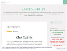 Tablet Screenshot of obatnefritis.wordpress.com