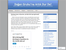 Tablet Screenshot of antihurriyet.wordpress.com