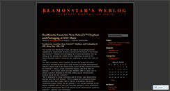 Desktop Screenshot of beamonstar.wordpress.com