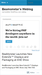 Mobile Screenshot of beamonstar.wordpress.com