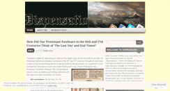 Desktop Screenshot of dispensatio.wordpress.com