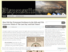 Tablet Screenshot of dispensatio.wordpress.com