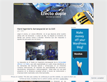 Tablet Screenshot of efectodople.wordpress.com