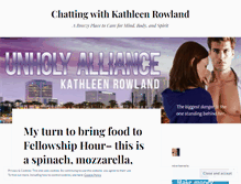 Tablet Screenshot of kathleenrowland.wordpress.com