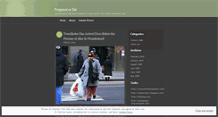 Desktop Screenshot of pregnantorfat.wordpress.com
