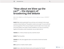 Tablet Screenshot of crunkfish.wordpress.com