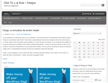 Tablet Screenshot of clickticyalaulaintegra.wordpress.com