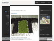 Tablet Screenshot of fitzfabulous.wordpress.com