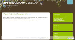 Desktop Screenshot of craftybookworm.wordpress.com