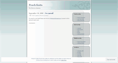 Desktop Screenshot of peachknits.wordpress.com